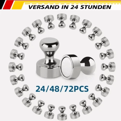 MARKENLOS 24-72X Neodym Magnete Pinnwand Magnet Kegelmagnet Kegel Magnettafel Extrem Stark