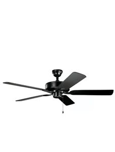 Kichler 330015 Black 52" 5 Blade Indoor / Outdoor Ceiling Fan