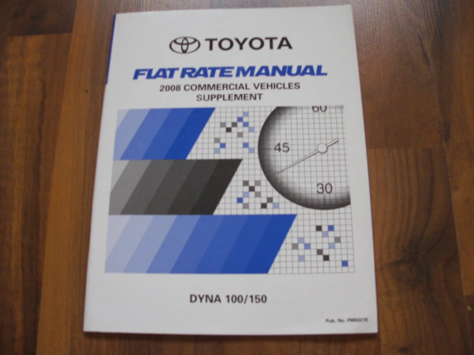 TOYOTA DYNA 100 / 150   2008 RICHTZEITEN Katalog ARBEITSWERTE WERKSTATT HANDBUCH - Bild 1 von 1