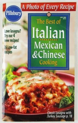 Pillsbury The Best of Italian, Mexican & Chinese Cooking Booklet, Jan 1999, #215 - Image 1 of 4
