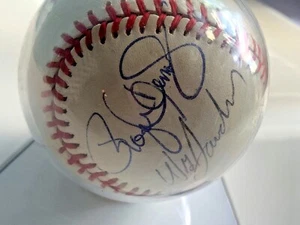 vtg Boston Red Sox SIGNED BASEBALL Roger Clemens Wes Gardner Mike Greenwell more - Picture 1 of 9