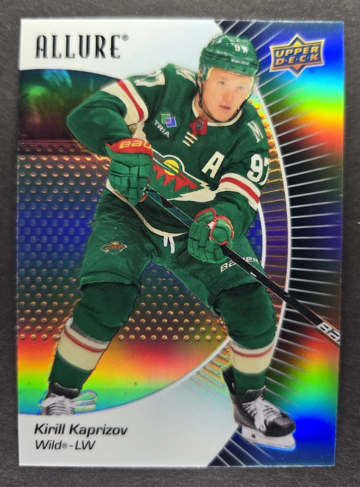 2023-24 Upper Deck Allure Black Rainbow Kirill Kaprizov Minnesota Wild #25 - Image 1 of 2