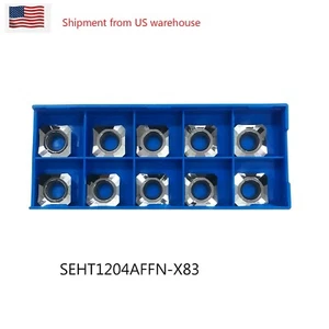 For Aluminum SEHT 1204 AFFN-X83 H01 Carbide Inserts SEHT 43 AFFN-X83 10 pcs - Picture 1 of 8