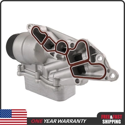 Oil Filter Housing & Cooler 14551968 For Mercedes Benz W203 C230 W463 X164 W164 Foto 1 de 4