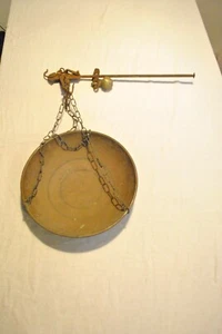 ANTICA BILANCIA PESA STADERA  6,5kg diam. piatto 27 - Foto 1 di 7