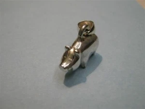 Pig Pork pendant made sterling silver 925-artisan product - Picture 1 of 4