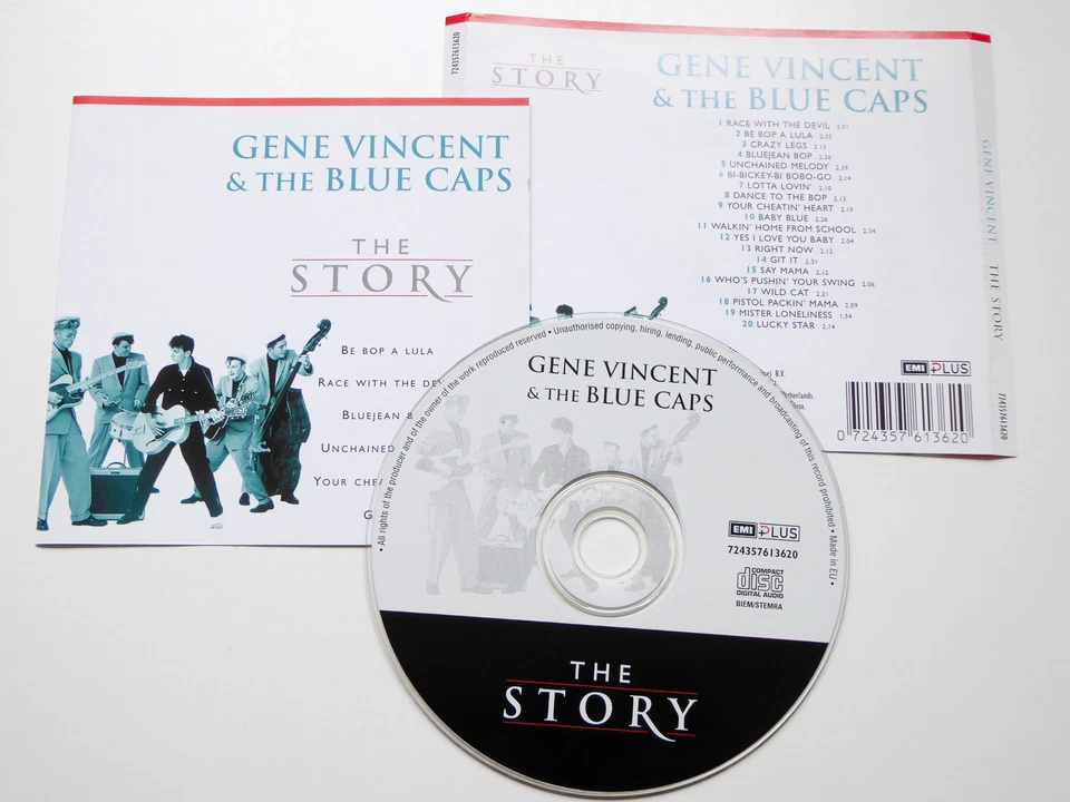 GENE VINCENT & THE BLUE CAPS <  The Story  > VG+ (CD) - Bild 1 von 1