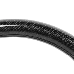New Carbon Fiber Steering Wheel Nappa Preforated Leather W/ Red Stitching For - Picture 1 of 12