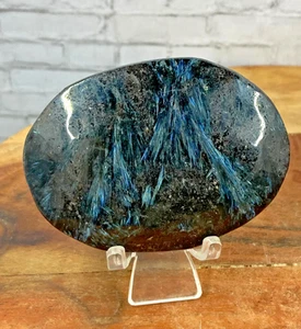 2025NEW !Arfvedsonite PalmStone Healing Reiki Stone Gift Home Decor Collection - Picture 1 of 3