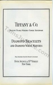 Relojes Tiffany & Co 1926 Joyeros Diamantes Excelente Antiguo IMPRESIÓN ANUNCIO ¡Marco! (4191) - Imagen 1 de 1