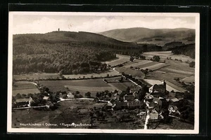 Neunkirchen i. Odenw., Ortsansicht mit Kirche, Fliegeraufnahme, Ansichtskarte  - Picture 1 of 2