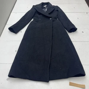 Reformation Oscar Black Wool Blend Nipped Waist Coat Womens Size XS New $398 - Picture 1 of 7