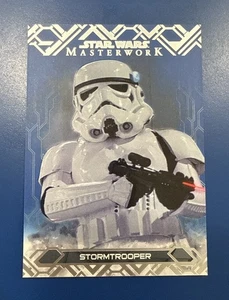 2017 Topps Star Wars Masterwork Storm Trooper #51 Blue SP - Picture 1 of 1