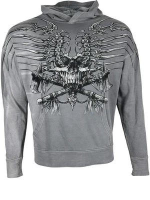 Sudadera con capucha para hombre Xtreme Couture By Affliction Iron Bones Foto 1 de 4