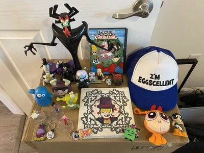 Lote Colección Cartoon Network - Juguetes Raros Spin Attack Aku Coleccionables De Colección Foto 1 de 4