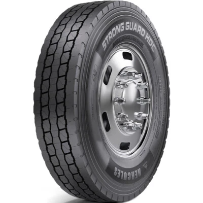 4 Tires 245/70R19.5 Hercules Strong Guard H-DC Drive Commercial Load H 16 Ply Foto 1 de 3