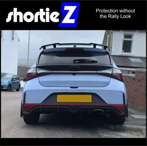 shortieZ | Mud Flaps & Fixing Kit to fit Hyundai i20N Black 4mm PVC *Gloss N-S - Picture 1 of 4