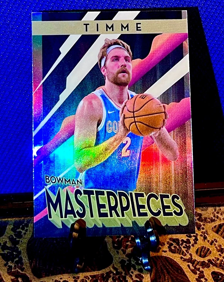 2022-23 Bowman's Best University Drew Timme Masterpieces Refractor #BM-5 Gonzaga - Image 1 of 4