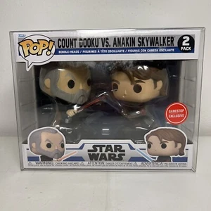 Funko Pop Star Wars Clone Wars Count Dooku V Anakin Skywalker Paquete de 2 con Protector - Imagen 1 de 6