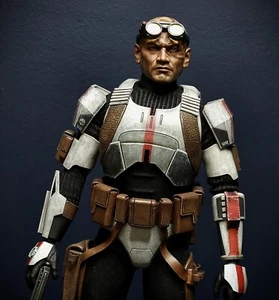 Hot Toys 🔥Bad Batch Tech w/ Jesse Head TMS098 Clone Wars 1/6 Sideshow Figure - Picture 1 of 4
