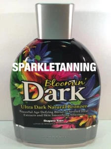 Supre Tan BLOOMIN' DARK Ultra Dark Bronzer Indoor Tan Tanning Bed Lotion - Picture 1 of 1