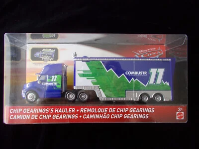 NEW Disney Pixar Cars CHIP GEARINGS'S AKA COMBUSTR HAULER #11  Semi - Image 1 of 4