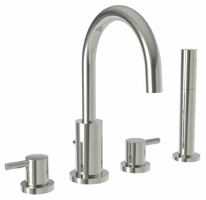 Newport Brass Bronwen RH Branded Roman Tub Faucet w/Hand Shower 3 Finishes NEW - Picture 1 of 13