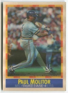 1990 Sportflics #183 Paul Molitor Milwaukee Brewers - Picture 1 of 2
