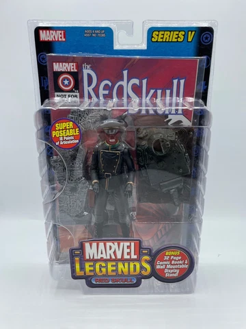 Marvel Legends Red Skull Figure! Series 5! Toy Biz 2003 MOC! Cover