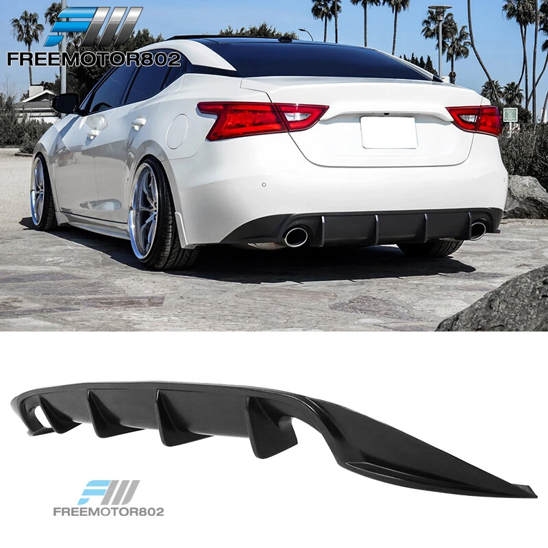 for Nissan Maxima 2016-2017 STILLEN KB12818MB Matte Black Rear Diffuser