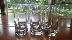 Clear Crystal Tumblers Glasses Weighted Bottom Glasses 6 13 ounce tumblers - Picture 1 of 6