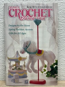 Vintage 1989 Annie's Crochet Newsletter Craft Book # 38 - Picture 1 of 7