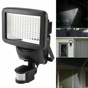Solar Power LED Wall Light Security Outdoor Garden Flood Lamp PIR Motion Sensor - Picture 1 of 12