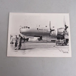 Vintage B-29 Superfortress Photograph 5x7 Black & White Guam 1952 - Picture 1 of 3