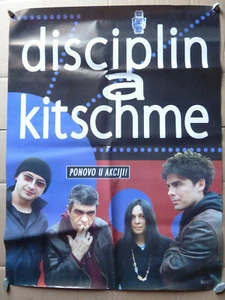 DISZIPLIN A KITSCHME Zagreb Kroatien ORIGINAL SERBISCHES KONZERTPLAKAT - Bild 1 von 1