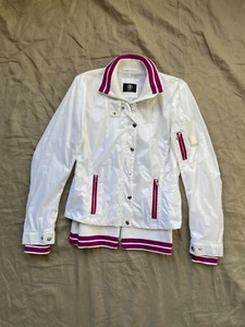Bogner Women's White Windbreaker Jacket Size US 6 / M - Picture 1 of 7