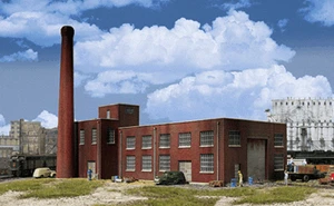 Walthers Cornerstone 1/160 N Scale MACHINE SHOP railroad repair building boiler - Picture 1 of 2