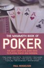 The Mammoth Book Of Poker (Mammoth Books) By Paul Mendelson **Mint Condition**