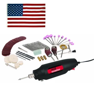 80pc Rotary Tool Kit Hobby Craft Cut Drill Grind Glass Jewelry fits Many Bits - Picture 1 of 1