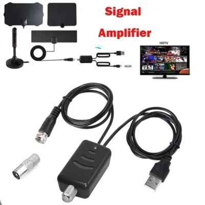 Amplificatore Antenna HDTV Amplificatore Segnale Basso Rumore Booster Antenna TV Digitale Nuovo