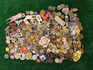 400+ Golf Ball Markers, Divot Tools And More. USED