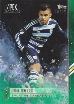 2015 Topps Major League Soccer Apex Base Green Parallel /99 (11 - 20) - MLS - Image 1 of 2