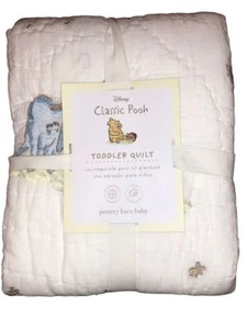 Pottery Barn Kids Disney Classic Winnie Pooh Toddler Quilt Baby 36" X 50" - Picture 1 of 12