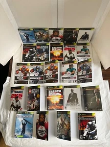 Lot XBOX *Manuals & Slip Art Only* Amped/Hitman 1 2 Blood Money/Madden 2K *OEM* - Picture 1 of 22
