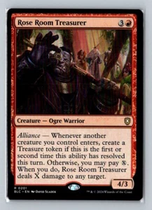 1x MTG - Rose Room Treasurer (0201) - Bloomburrow Commander - BLC - Casi nuevo - Imagen 1 de 2
