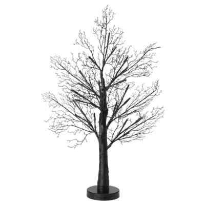 Ikea KUSTFYR Halloween Tree Black Table Lamp Orange LED lights 20 1/2" NEW - Image 1 of 4