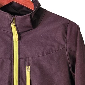 M2C Jacket Youth Unisex Unknown Size Hooded Black Fluorescent Yellow Trim - Picture 1 of 12