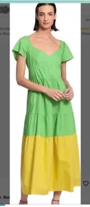 DONNA MORGAN DRESS/NEW WITH TAG/RETAIL$129/SIZE 12/COTTON/ - Picture 1 of 3
