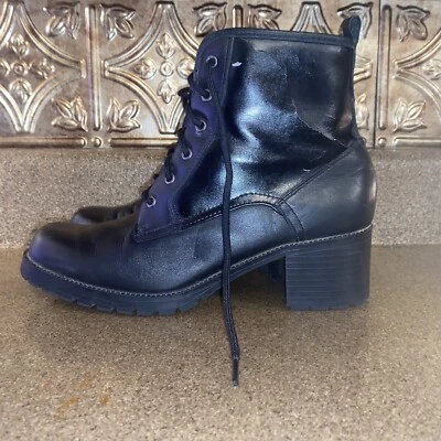 Botines de Colección Abuela Cuero Festival Cottagecore Pradera Chic SPORTO Talla 7 Foto 1 de 4