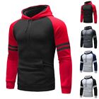 Men's Autumn And Winter Sports Blouse And Leisure Striped Hooded Sweater Color